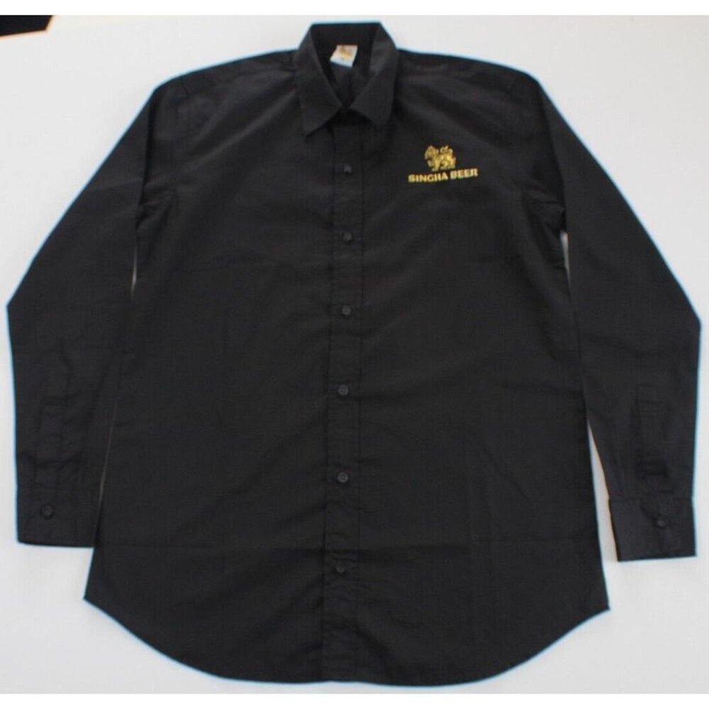 Singha Beer Button Up Shirt Men's Size‎ M
